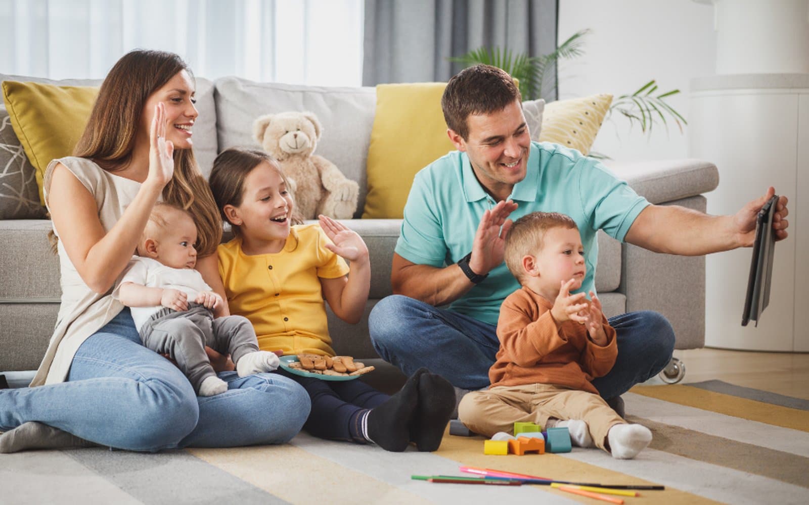 A family who relocated to Australia together